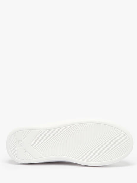 Sneakers Kapri Signiature Embossed In Leather Karl lagerfeld White accessoires KL62511A other view 5