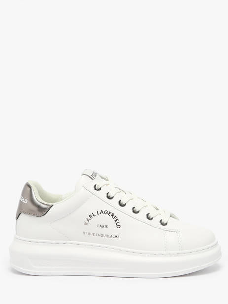 Sneakers Kapri Maison Karl In Leather Karl lagerfeld White accessoires KL62538K