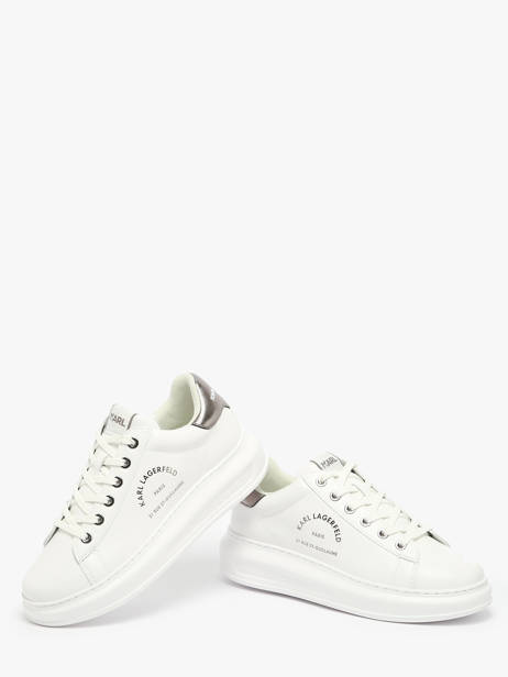 Sneakers Kapri Maison Karl In Leather Karl lagerfeld White accessoires KL62538K other view 3