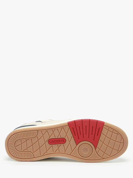 Sneakers T-clip In Leather Lacoste Beige men 8SMA0103 other view 4