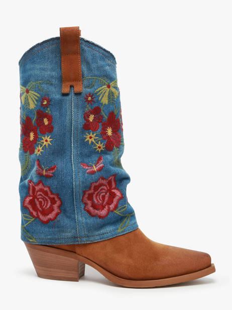 Santiags En Cuir Metisse Multicolore accessoires DX2021