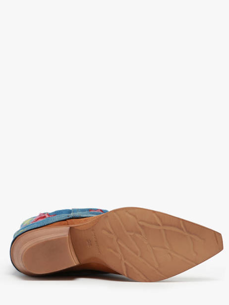 Santiags En Cuir Metisse Multicolore accessoires DX2021 vue secondaire 5