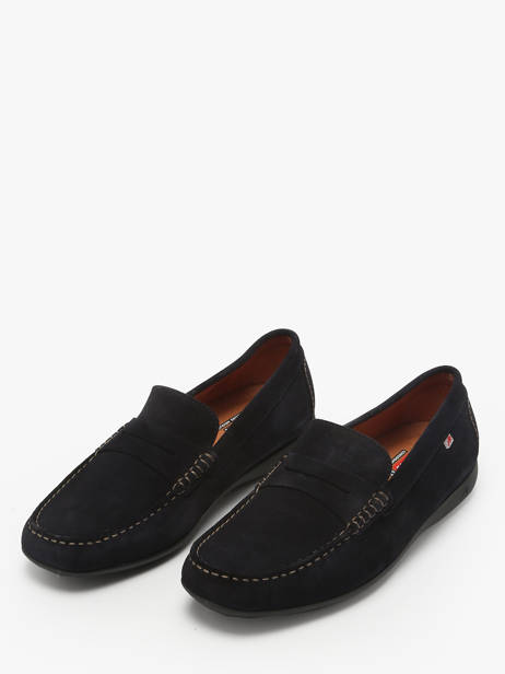 Formal Shoes Afelpado In Leather Fluchos Blue men F2207 other view 2