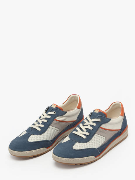 Sneakers Afelpado In Leather Fluchos Blue men F2184 other view 2