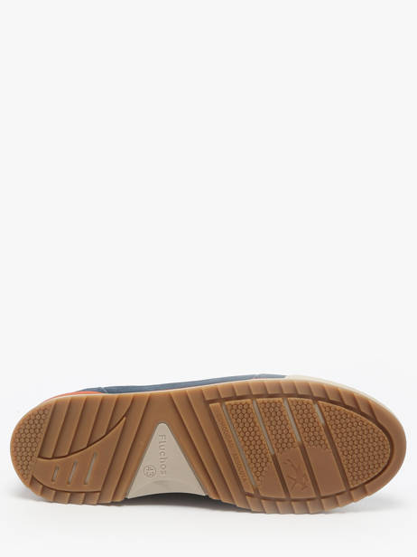 Sneakers Afelpado In Leather Fluchos Blue men F2184 other view 5