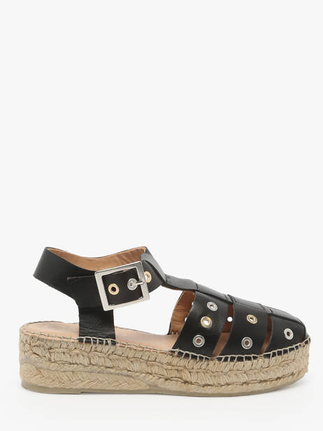 Wedge Espadrilles Cherlin Gaimo Black accessoires CHERLIN
