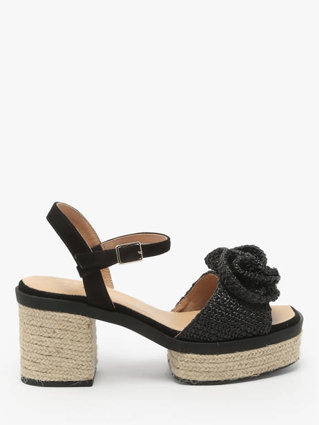 Heeled Sandals Luana Gaimo Black accessoires LUANA