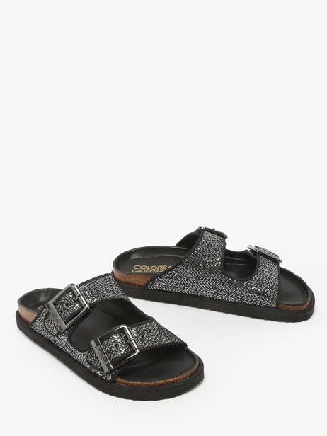 Slippers Fusbett Colors of california Black accessoires HCBIOW07 other view 1