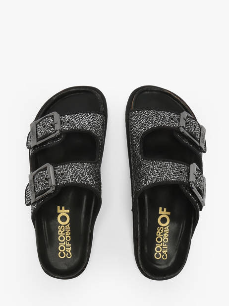 Slippers Fusbett Colors of california Black accessoires HCBIOW07 other view 3