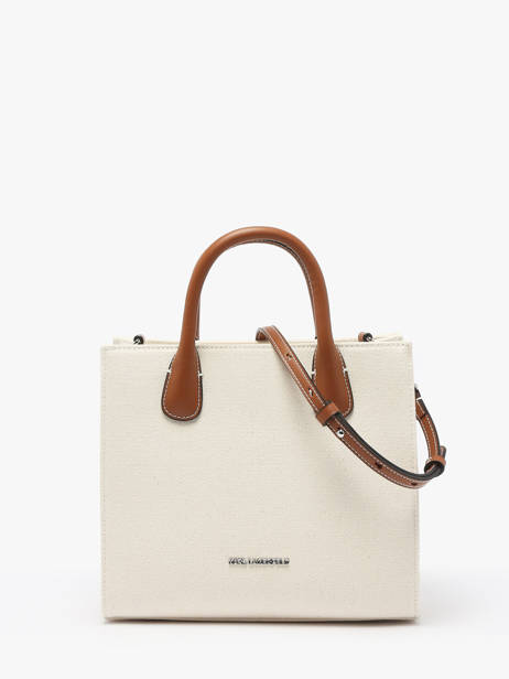 Handbag K Autograph Cotton Karl lagerfeld White k autograph A2W50002 other view 4