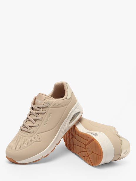 Sneakers Uno Shimmer Away Skechers Beige accessoires 155196 other view 3