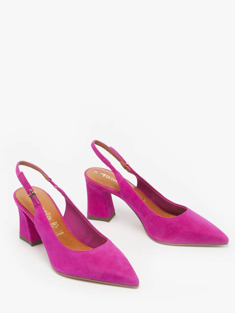 Escarpins En Cuir Tamaris Rose accessoires 44 vue secondaire 1