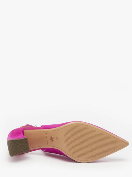 Escarpins En Cuir Tamaris Rose accessoires 44 vue secondaire 4
