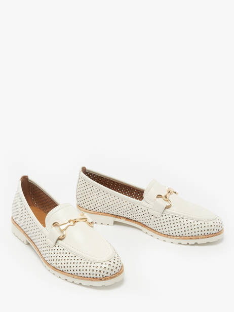 Mocassins En Cuir Tamaris Blanc accessoires 44 vue secondaire 2