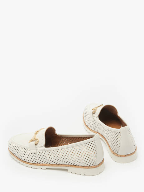 Mocassins En Cuir Tamaris Blanc accessoires 44 vue secondaire 3