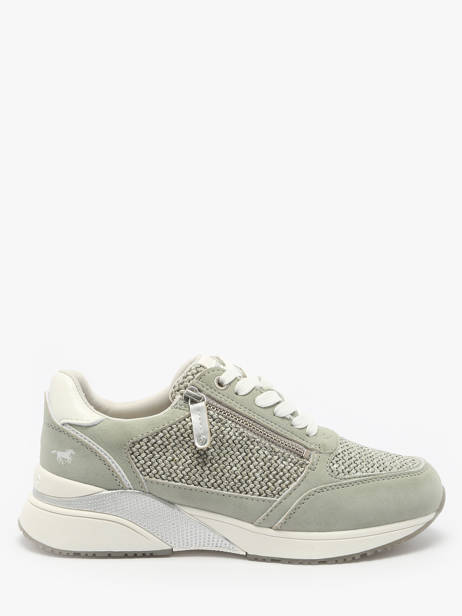Sneakers Mustang Vert accessoires 1358316