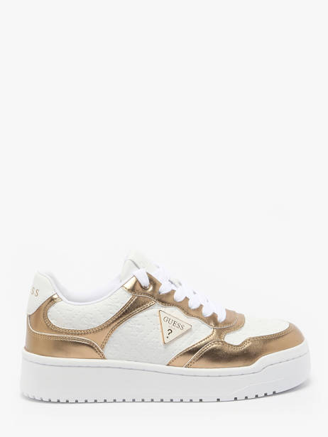 Sneakers Miram In Leather Guess White accessoires MI6FAL12