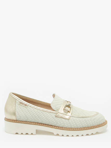Moccasins Salvia In Leather Mephisto White accessoires P5146666