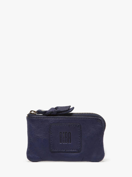 Coin Purse Leather Biba Violet heritage KA13