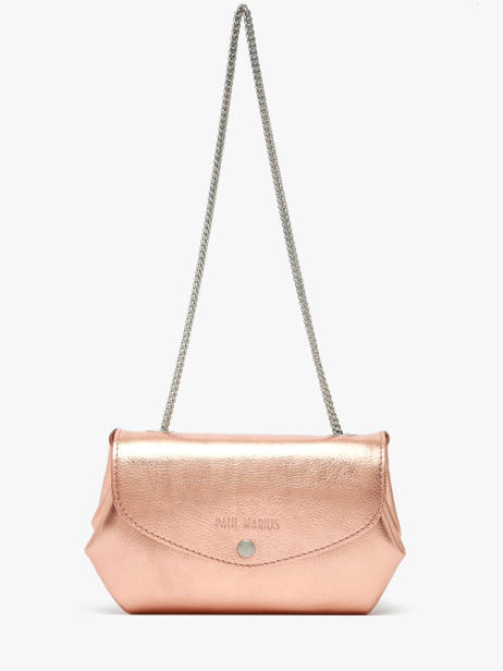 Leather Le Gustave Crossbody Bag Paul marius Pink vintage GUSTAVEP other view 2