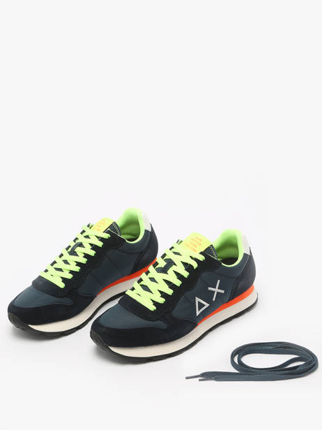 Sneakers Tom Fluo Sun68 Blue men Z35102 other view 2