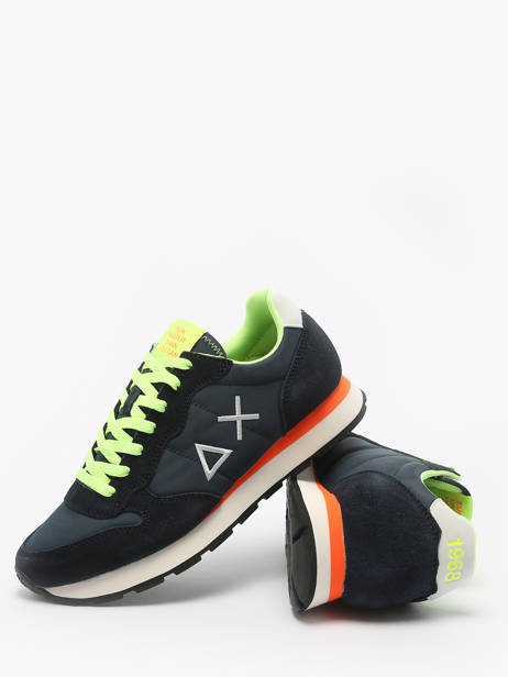 Sneakers Tom Fluo Sun68 Blue men Z35102 other view 3