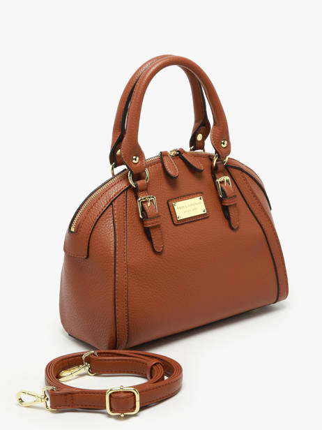 Satchel Isadora Ted lapidus Brown isadora TLRR2142 other view 2