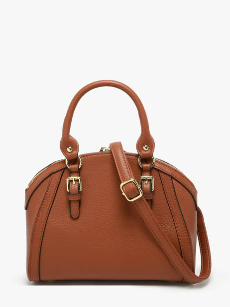 Satchel Isadora Ted lapidus Brown isadora TLRR2142 other view 4