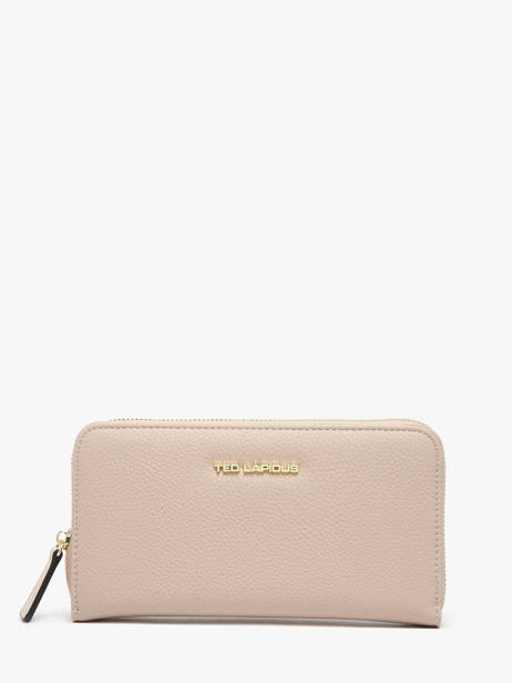 Wallet Ted lapidus Beige jara TLMQ1501