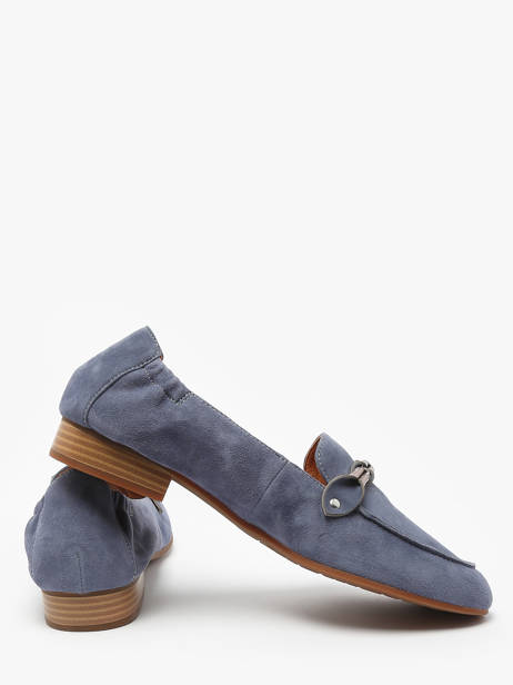 Mocassins Zanga En Cuir Mam'zelle Bleu accessoires CSIRK28 vue secondaire 3