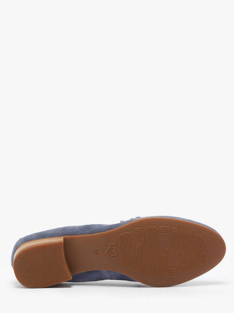 Mocassins Zanga En Cuir Mam'zelle Bleu accessoires CSIRK28 vue secondaire 5