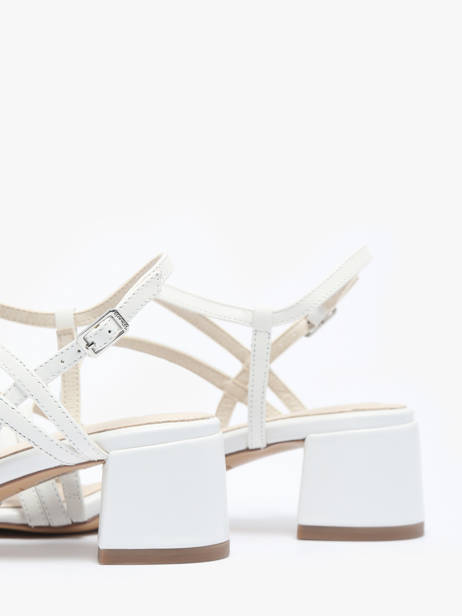 Sandales à Talon En Cuir Tamaris Blanc accessoires 42 vue secondaire 2