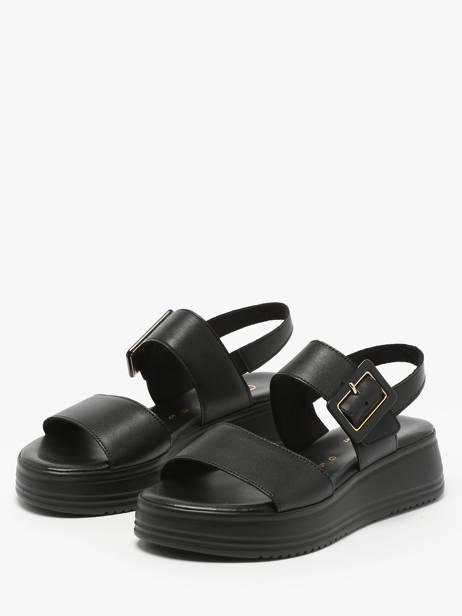 Sandals In Leather Gabor Black accessoires 67 other view 1