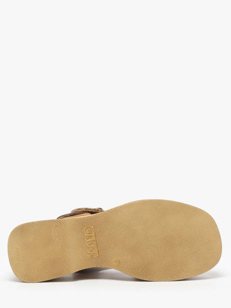 Sandals In Leather Gabor Brown accessoires 14 other view 4