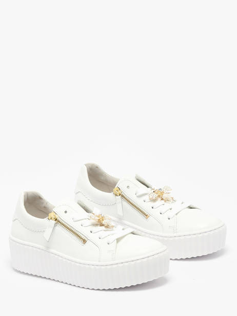 Sneakers In Leather Gabor White accessoires 21 other view 2