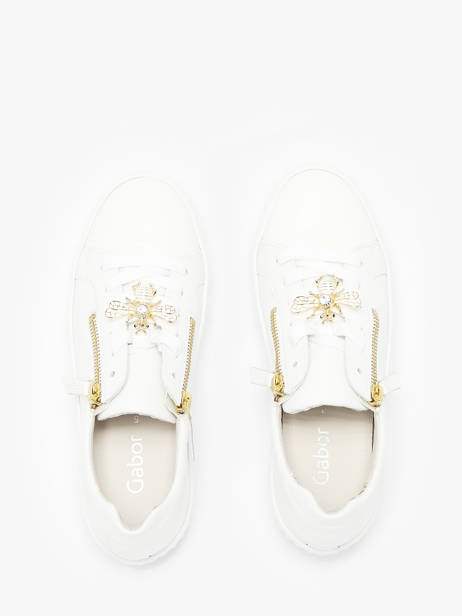 Sneakers In Leather Gabor White accessoires 21 other view 4