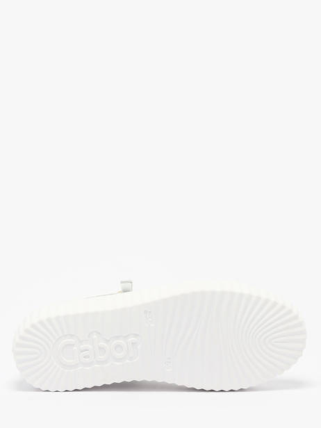 Sneakers In Leather Gabor White accessoires 21 other view 5