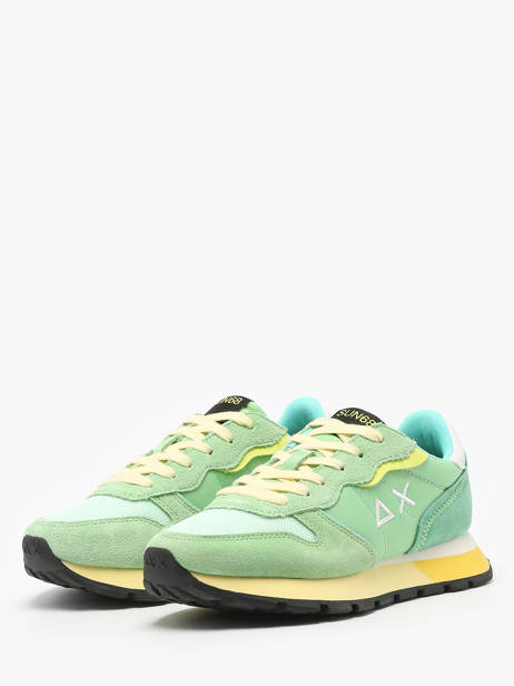 Sneakers Ally Color Explosion Sun68 Green accessoires Z35204 other view 2
