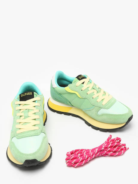 Sneakers Ally Color Explosion Sun68 Green accessoires Z35204 other view 3