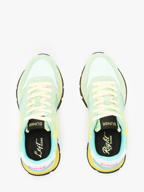 Sneakers Ally Color Explosion Sun68 Green accessoires Z35204 other view 4