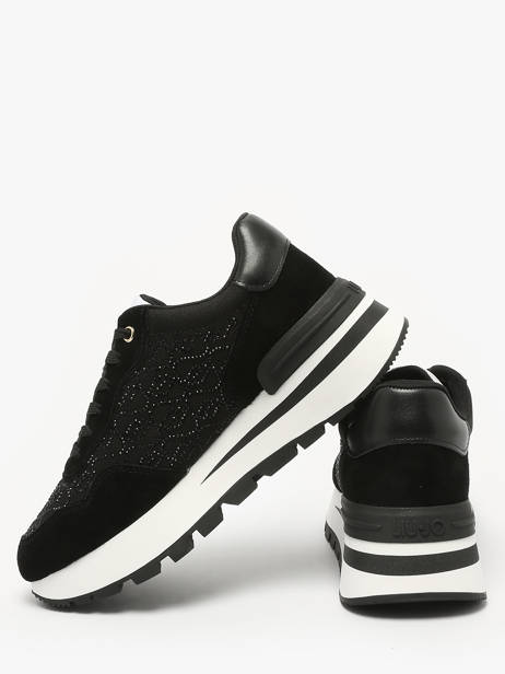 Sneakers Amazing 20 In Leather Liu jo Black accessoires BA5043PX other view 3