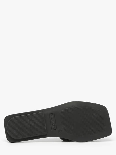 Slippers Sofia In Leather Steve madden Black accessoires 11003523 other view 4