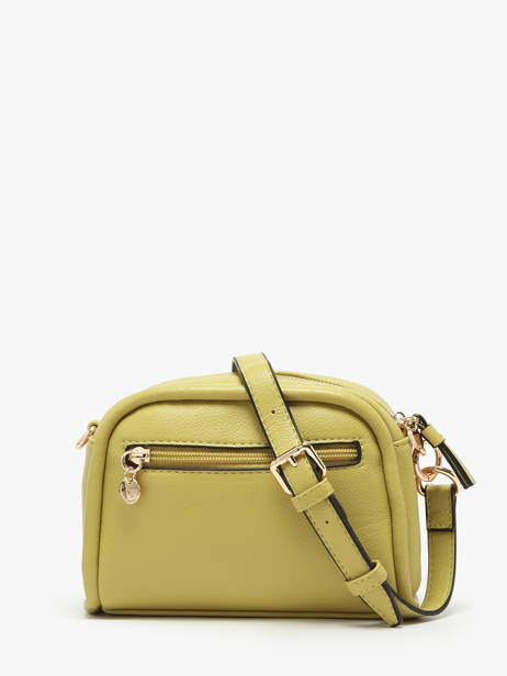 Shoulder Bag Raphia Paper Lulu castagnette Green raphia YAUCOURT other view 4