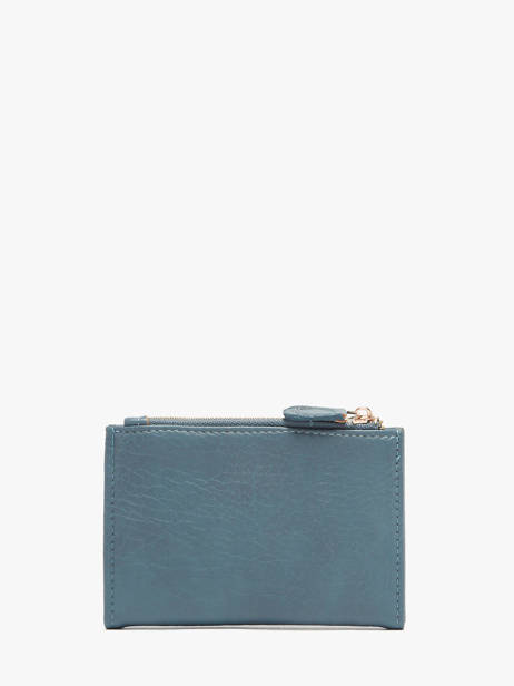 Wallet Lulu castagnette Blue zip CAPOR106 other view 2