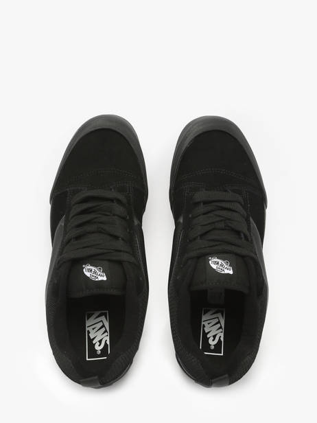 Sneakers Knu Skool In Leather Vans Black men 9QCBKA1 other view 4