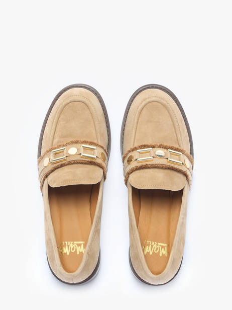 Moccasins Blush In Leather Mam'zelle Brown accessoires CSIXM39 other view 4