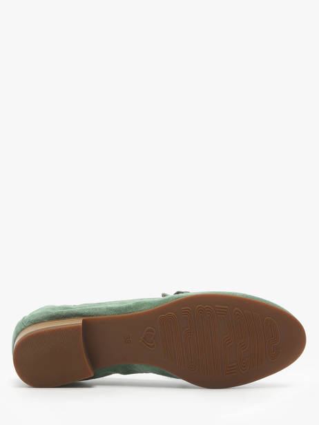 Moccasins Zanga In Leather Mam'zelle Green accessoires CSIRK28 other view 5