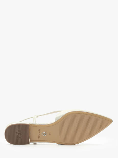Ballerines En Cuir Tamaris Blanc accessoires 44 vue secondaire 4
