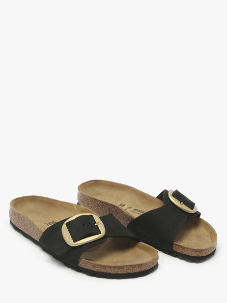 Slippers Madrid Big Buckle Birkenstock Black accessoires 1023373 other view 1