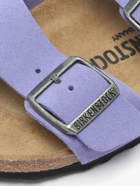 Mules Arizona En Cuir Birkenstock Violet accessoires 1029218 vue secondaire 2